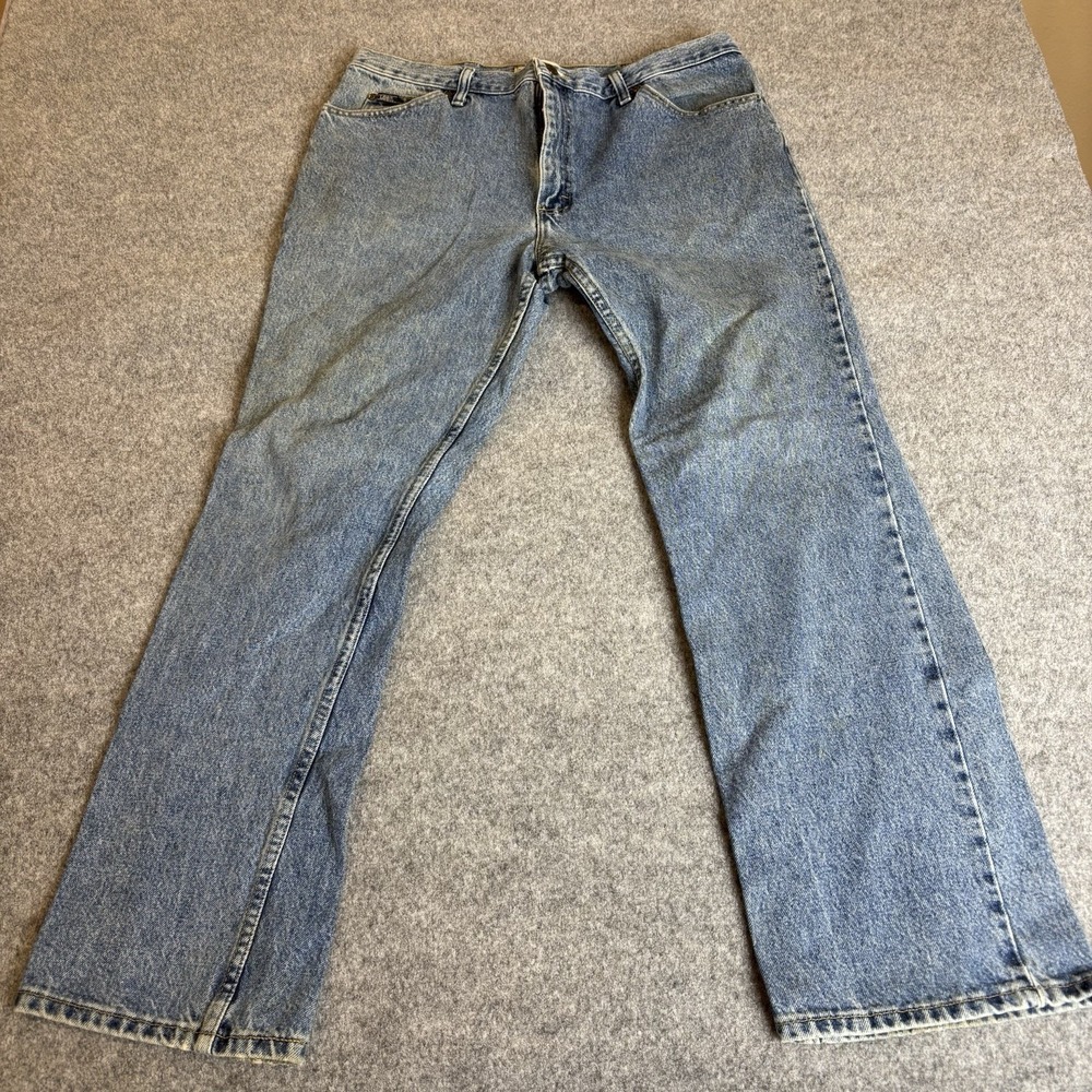 Lee Jeans Men's 38x32 Regular Fit Medium Wash Denim